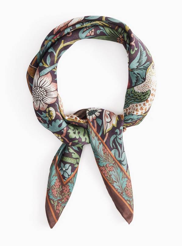 Tu x Morris & Co. Strawberry Thief Scarf One Size